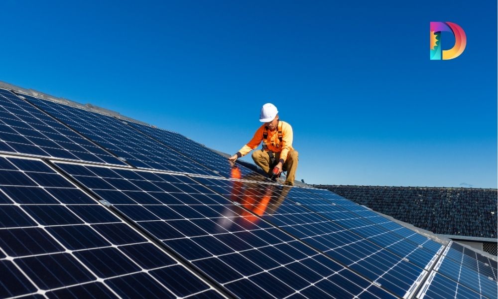 Instalación de paneles solares en techos planos